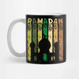 Retro Ramadan Mosque Mug